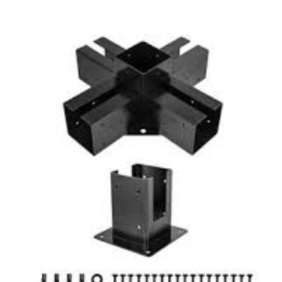 0.4-3mm Dicke Stahl Pergola Brackets Kit für kundenspezifische Anforderungen von Nanfeng