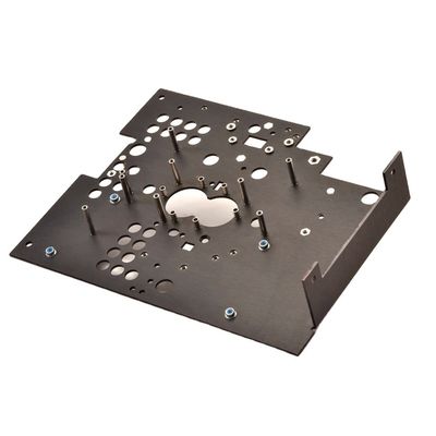 Anpassung von Aluminiumstempel Laserschneiden CNC-Loch-Punterplatten-Metallbogenteile