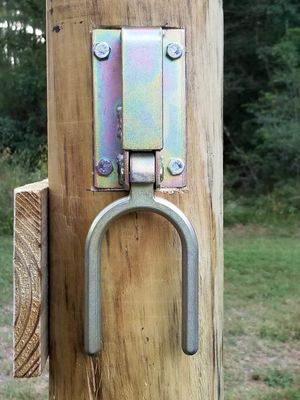Stahl Naturfarbe Viehgeschäft Schleusen Tor Custom-Blatt Metall Stamping Teil für Viehzucht