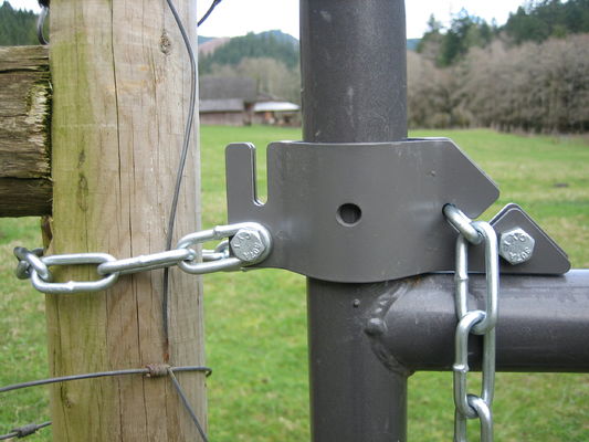 Stahl Naturfarbe Viehgeschäft Schleusen Tor Custom-Blatt Metall Stamping Teil für Viehzucht