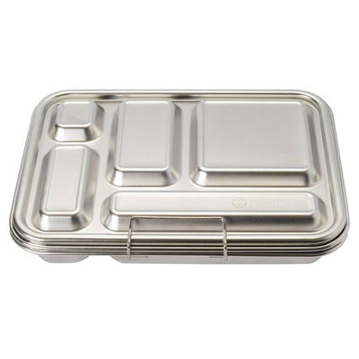 Maßgeschneiderte Lunchbox aus Edelstahl mit 5 Abteilungen