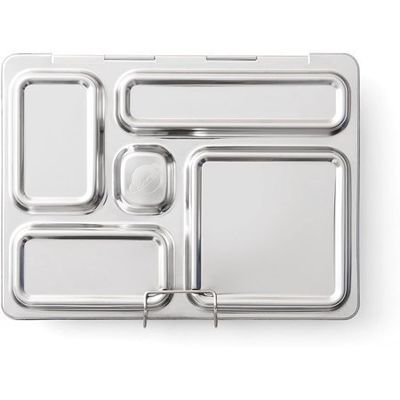 Maßgeschneiderte Lunchbox aus Edelstahl mit 5 Abteilungen