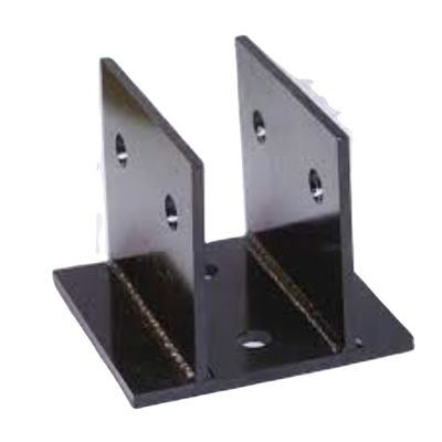 Customized Logo Edelstahl Aluminium L Stützwand Mount U Halterung für Waschzimmer