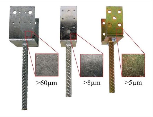 0.4-3mm Dicke kundenspezifischer Holzverbindungsbalkenhanger mit Pulverbeschichtung