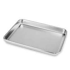 Anpassung 304 Edelstahl Rechteck-Quadrat-Ofen-Tray mit Aluminiummaterial