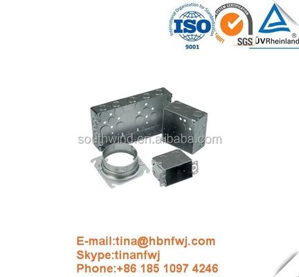 Edelstahl-Metallbox in individueller Form und Größe für alle Arten von elektrischen Verbindungen