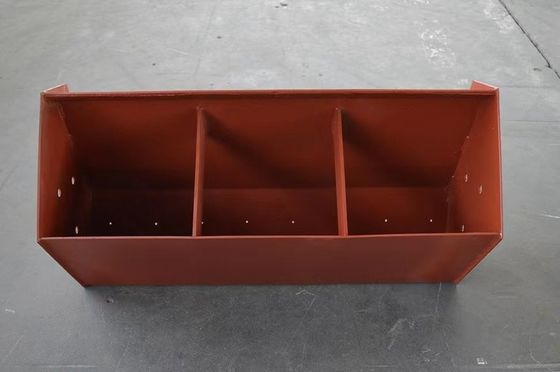 Schwerindustrie, geschweißte Eimer-Metallschalen mit Struktur