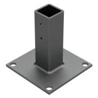 Hardware kundenspezifische Stahl- und Edelstahlfußboden Mount Basisplatte für Ihr Unternehmen