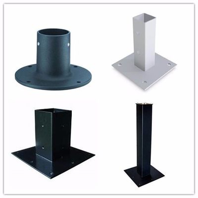 Professionelle kundenspezifische Metallbasis mit schwarzem Polieren aus Hardwareprodukten