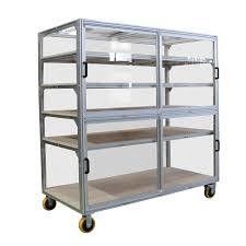 Aufbewahrung von Schraubenfreien Racks aus Aluminium für die Elektro- und Kommunikationsindustrie