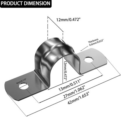 Besonderheiten für Edelstahl Metall Buckle Wasserrohr Buckle Power Beschichtet und langlebig