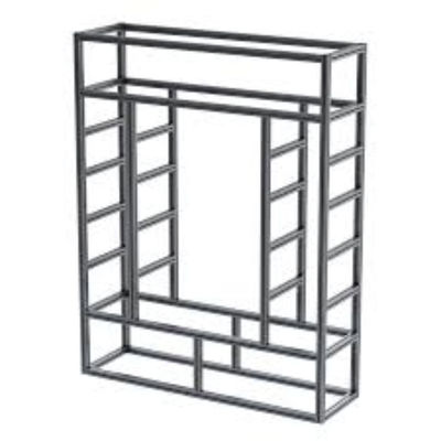 Anpassungsfarbiges Aluminium-Schraubfach für organisierte Lagerung